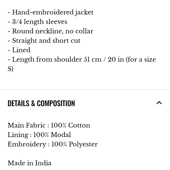 Sezane Hand Beaded Ena Jacket - Picture 4 of 13